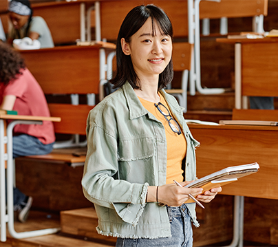 students smiling