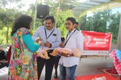infant choking demonstration
